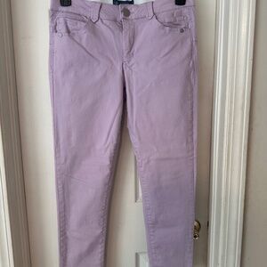 Democracy Purple Cropped Pants